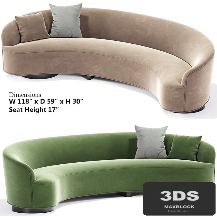 Vladimir Kagan Sloane Sofa 02