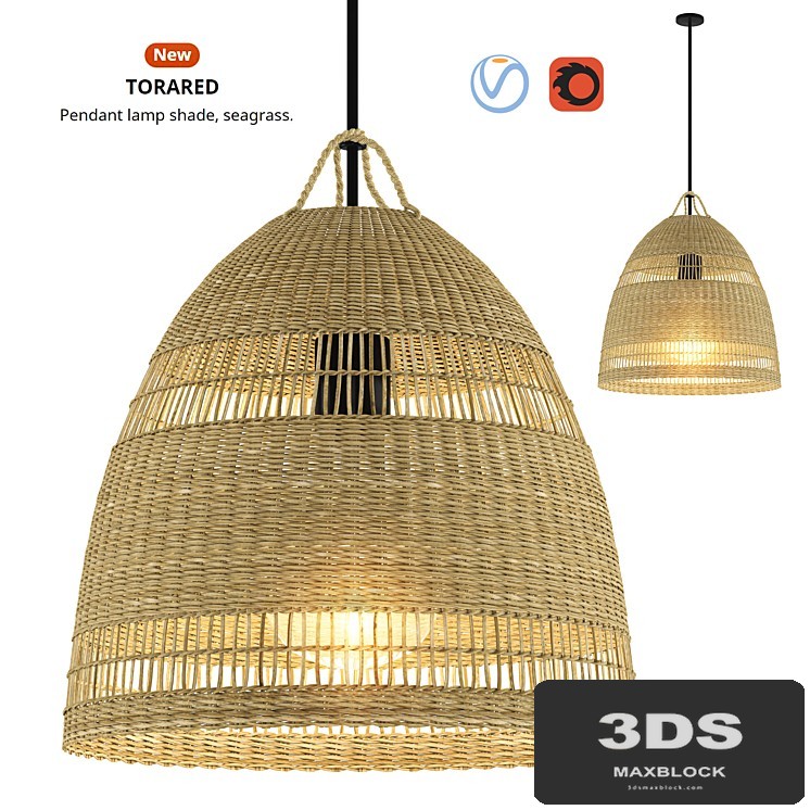 TORARED pendant Lamp shade for IKEA