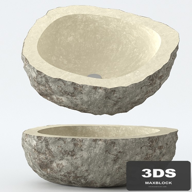 Stone washbasins.