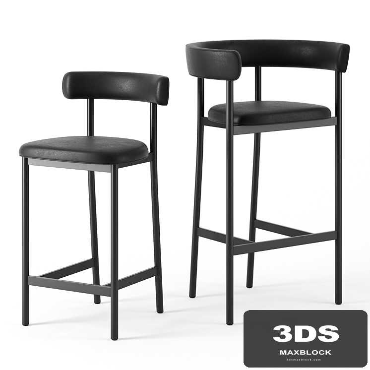 FONT Light Bar Stool by Mobel Copenhagen