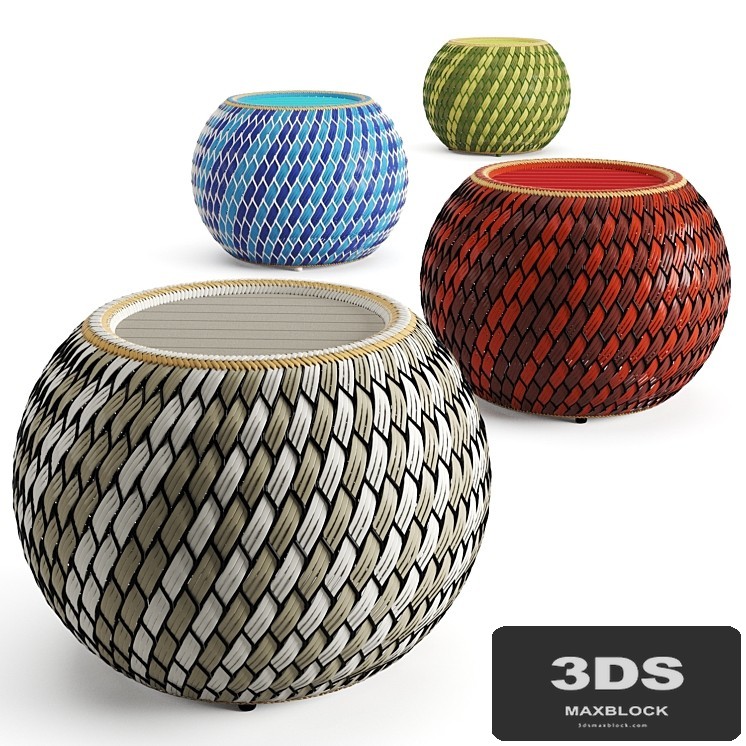 Dala Side Table By Dedon