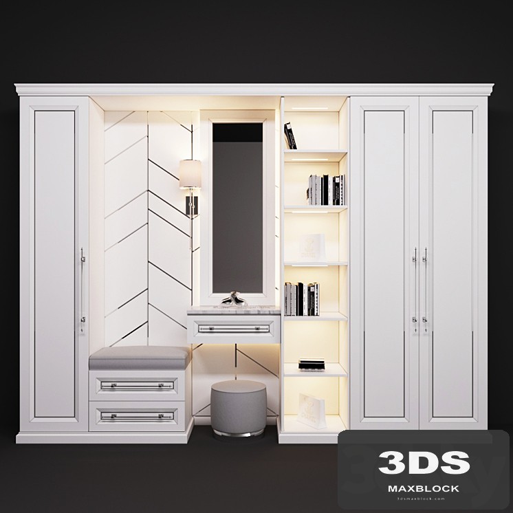 Wardrobe in the hallway