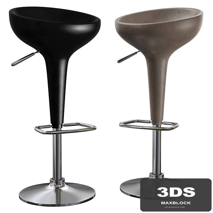 Bombo swivel barstool magis