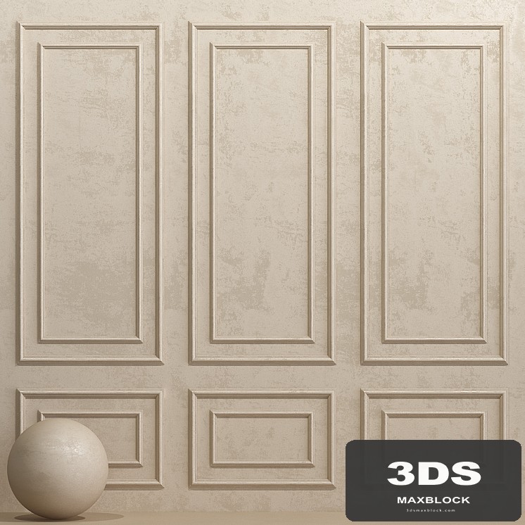 Decorative plaster with molding 2