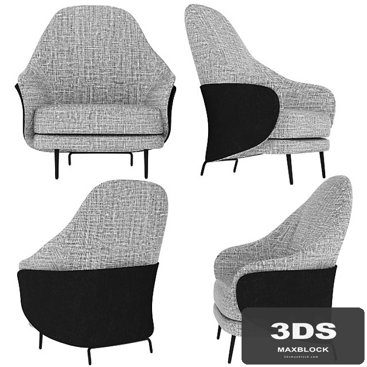 Minotti Angie GamFratesi design armchair