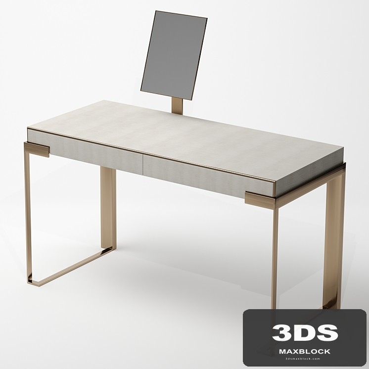 Fendi Aura Lady Desk (Stone Fiddleback Sycamore)