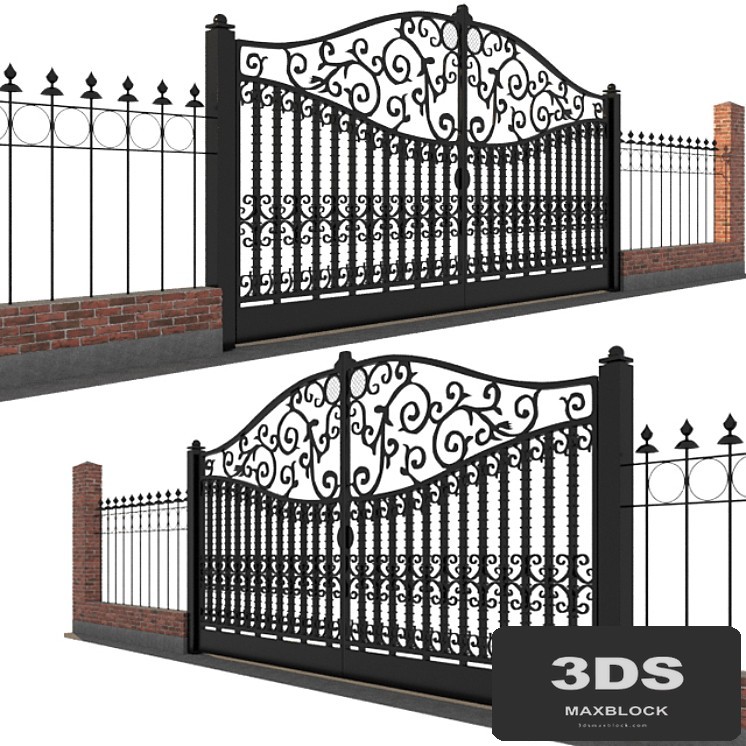 Classic gate and fence