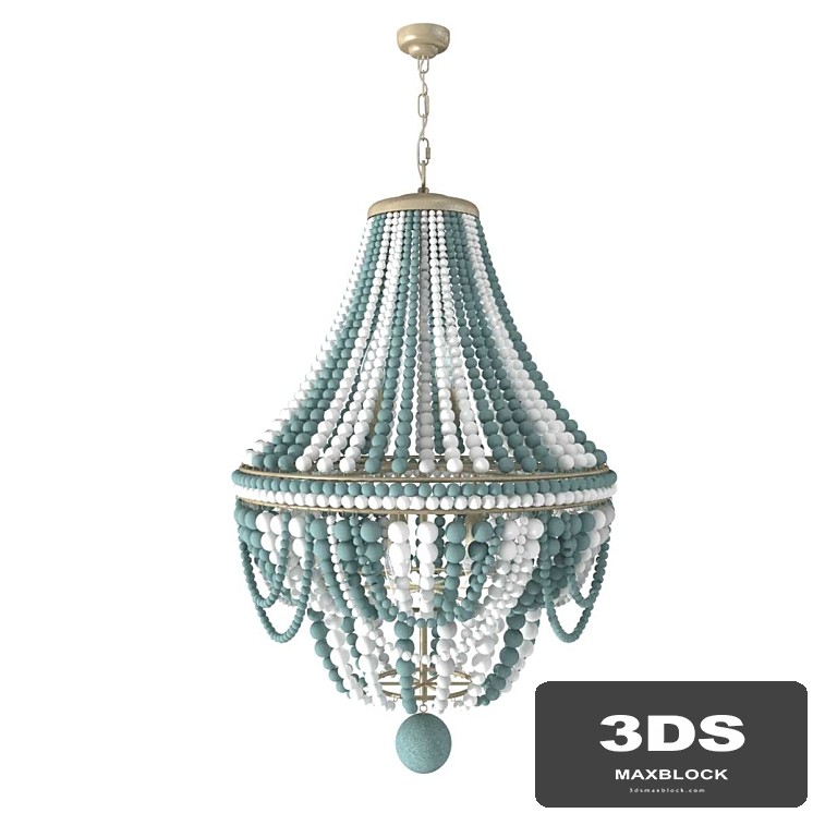 Regina Andrew Design Malibu Beaded 6-Light Chandelier