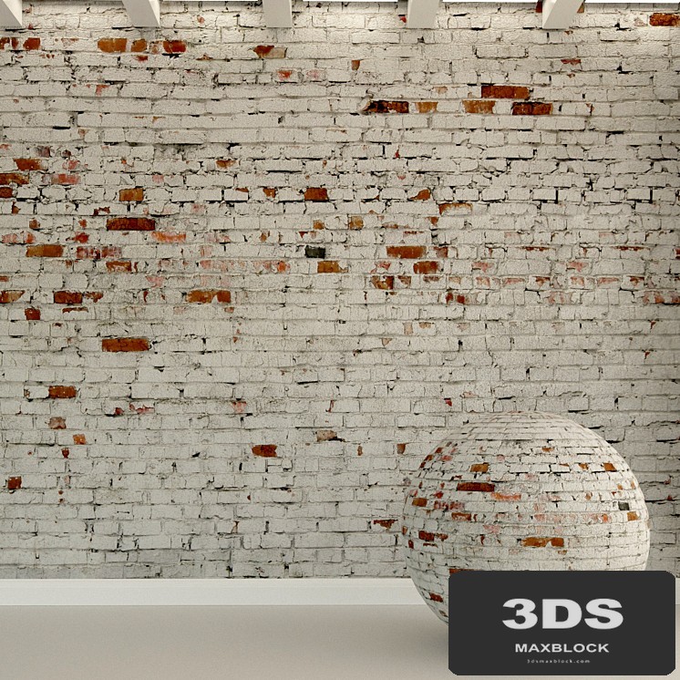 Brick wall. Old brick. 130