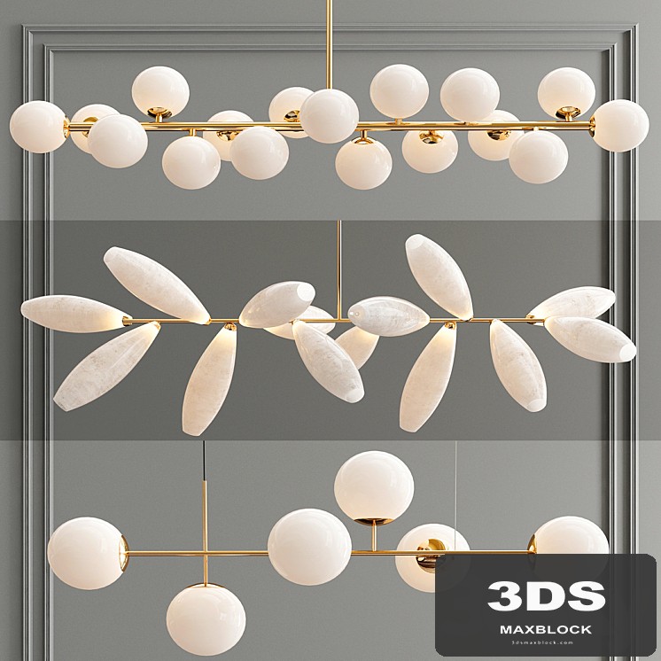 Linear Bubble Pendant - 3 type