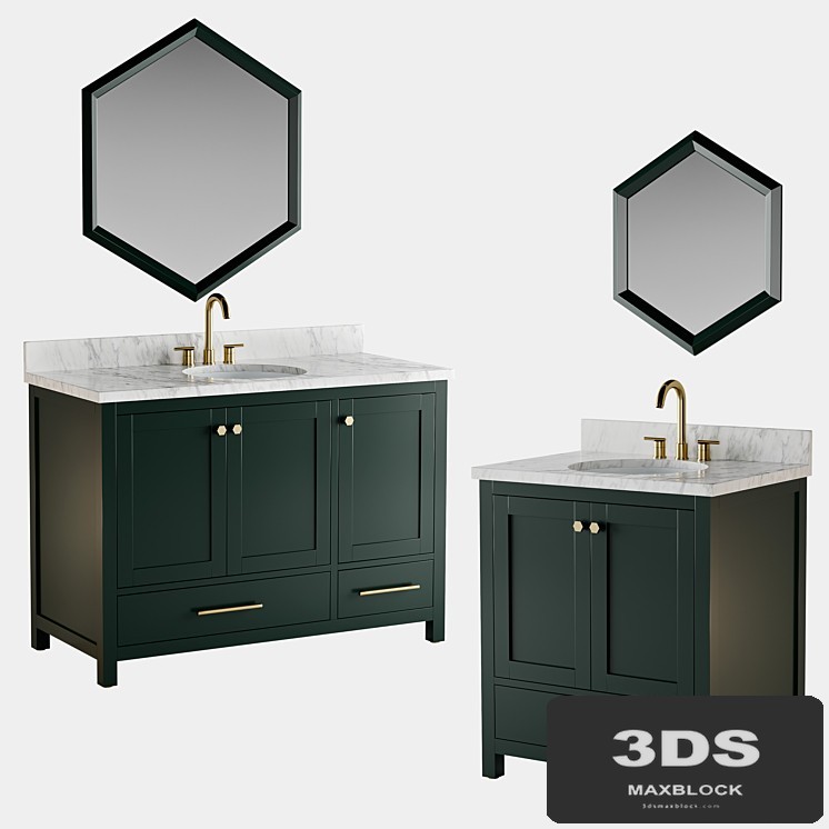 Radke Mahogany Vanity