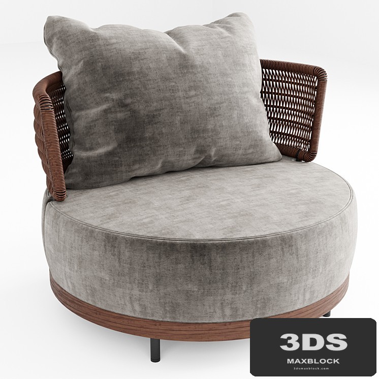 Minotti quadrado armchair