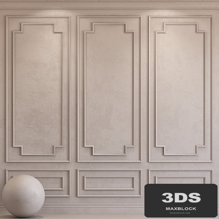 Decorative plaster with molding 34