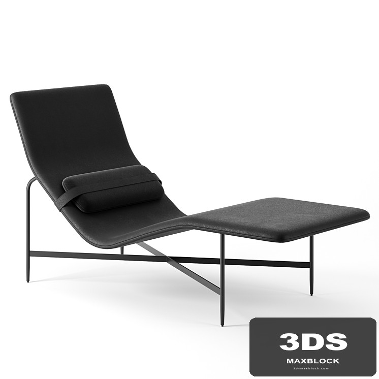 Deep Thoughts Leather Chaise by Blu Dot
