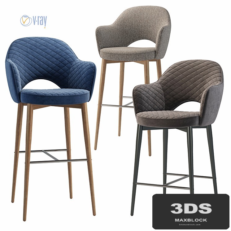Deephouse. Bar stool, semi-bar Martin