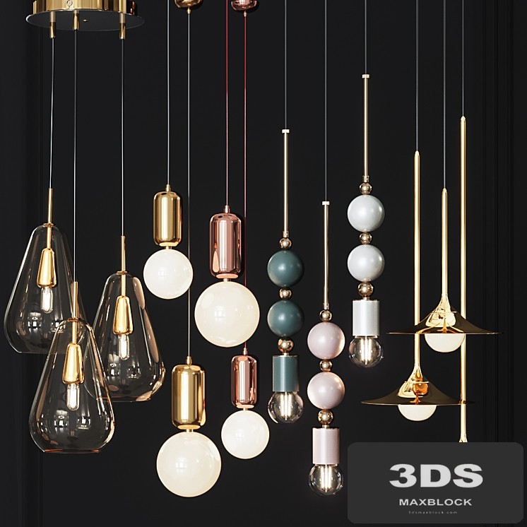 Four Pendant Lights amazing set vol. 27