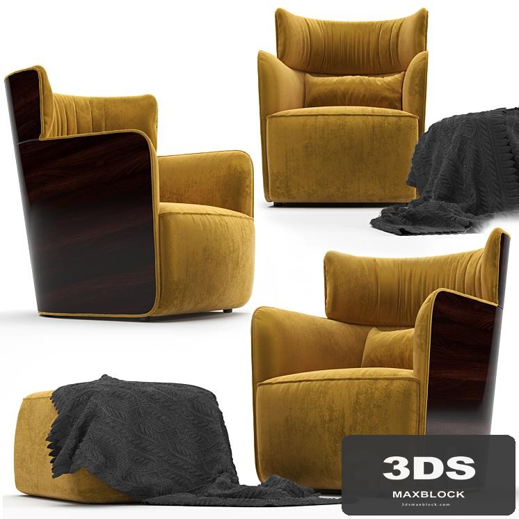 Flou Armchair Softwing Design Carlo Colombo