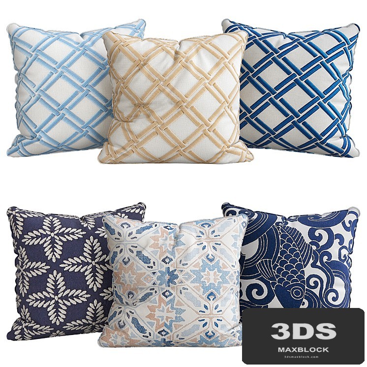 Pillows for sofa 6 pieces No. 84