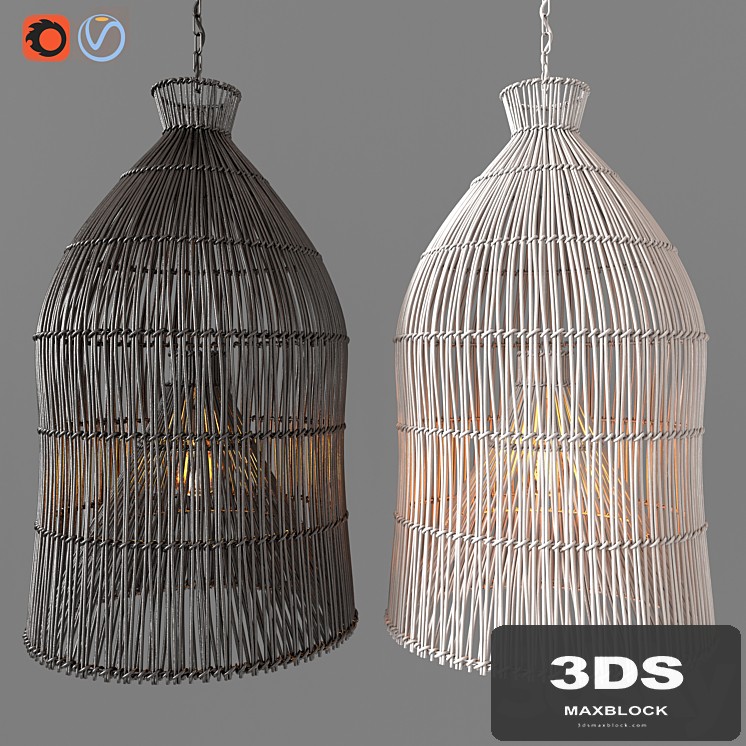 Indonesian Fishing Baskets by Restoration Hardware