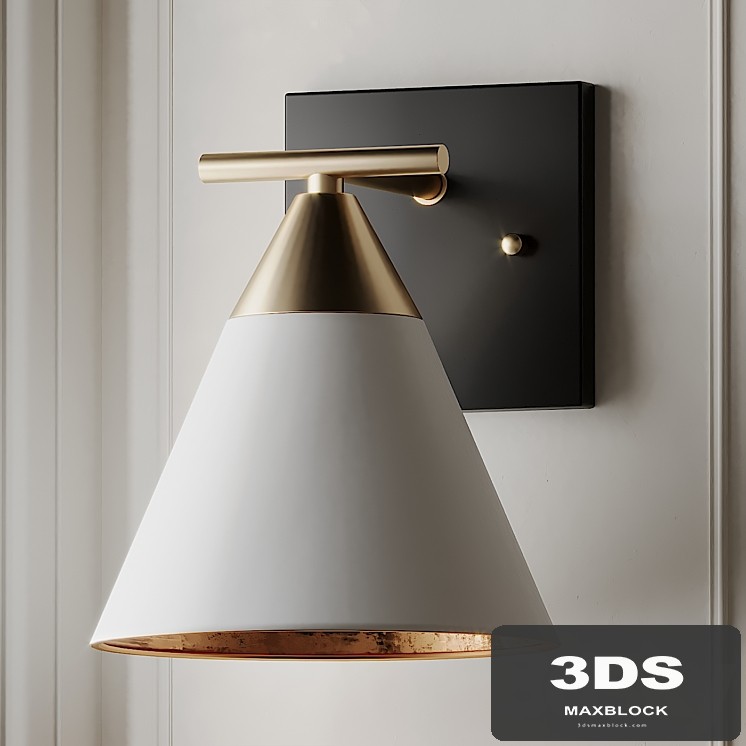 YOUNG HOUSE LOVE CLAD CONE BATH SCONCE