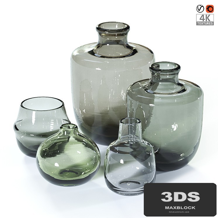 Glass vases