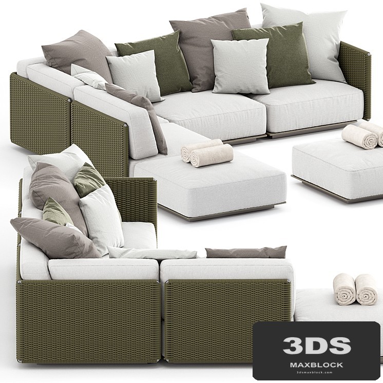 EDDY OUTDOOR SOFA 2 by FLEXFORM