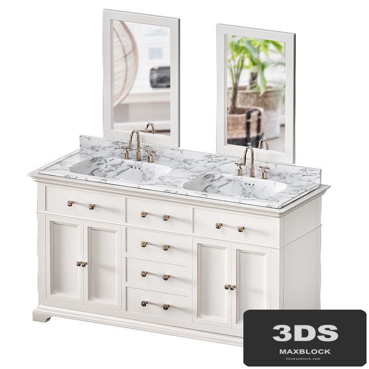 Double Bathroom Vanity Set See More by Azzuri
