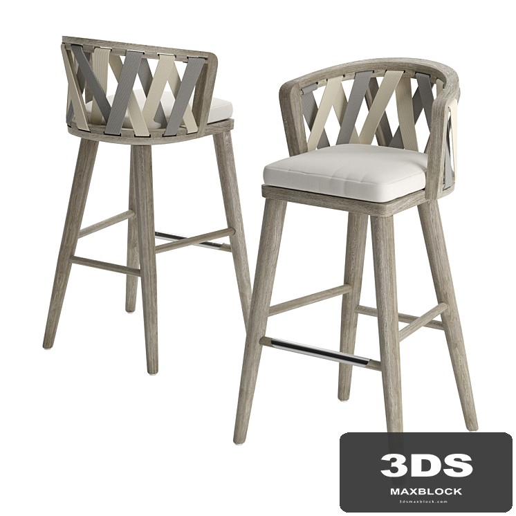 Palecek Boca Outdoor Barstool
