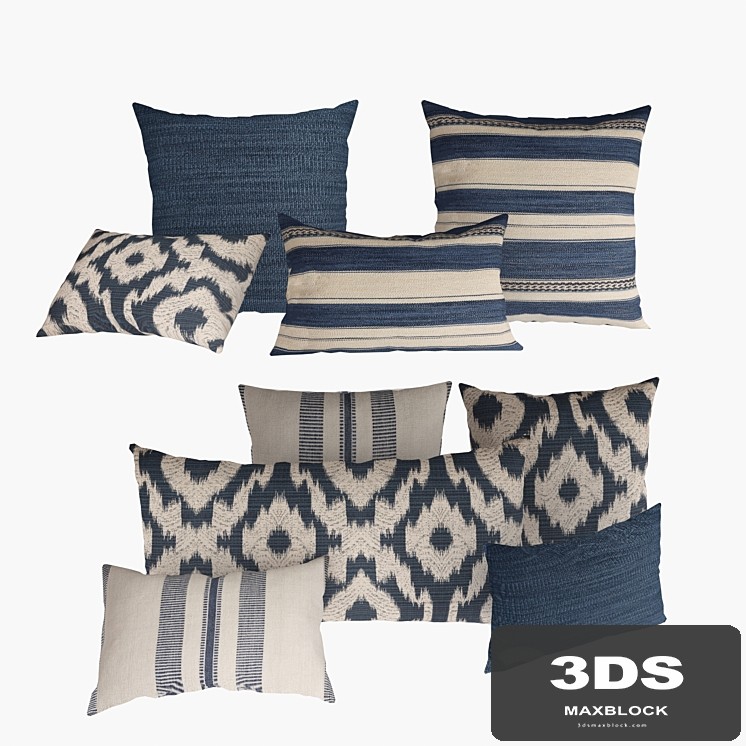Sevilla Braided Stripe Pillows by Restoration Hardware