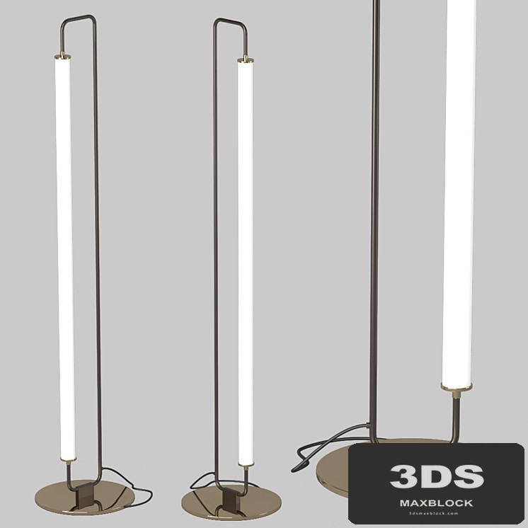 Floor lamp Linear Metal