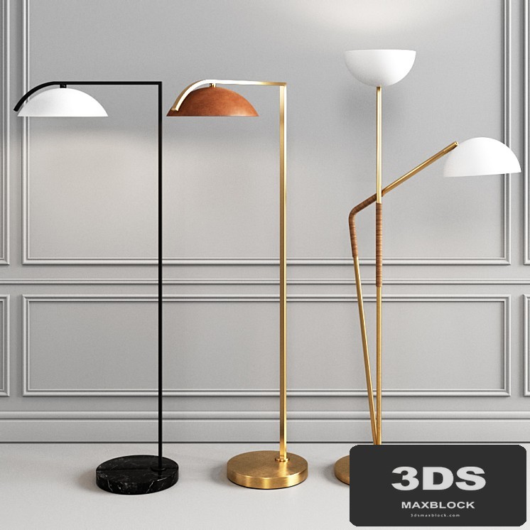 CB2 floor lamp set 3