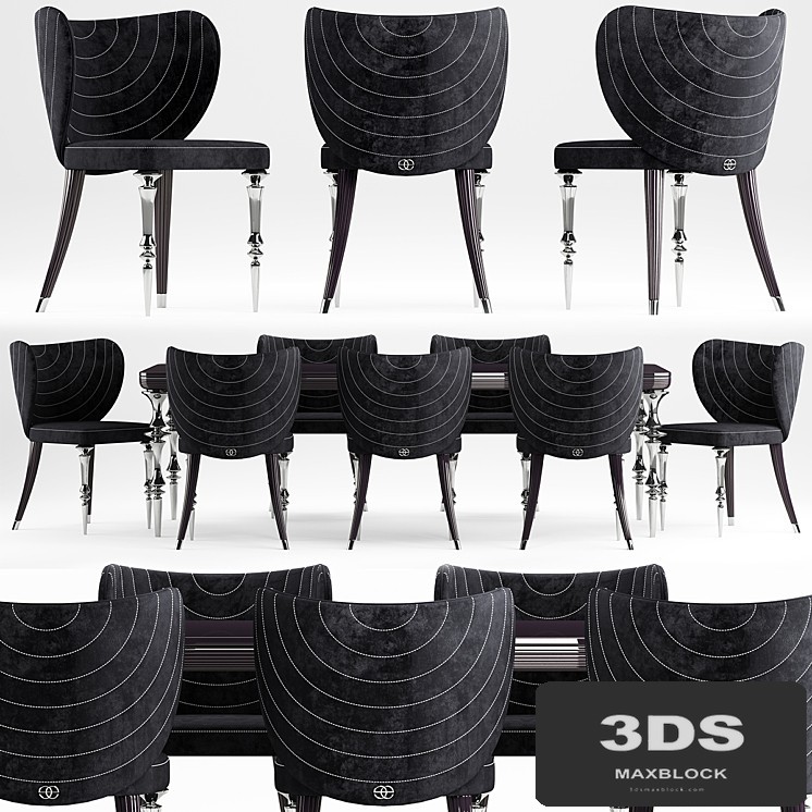 Elve luxury table and chairs