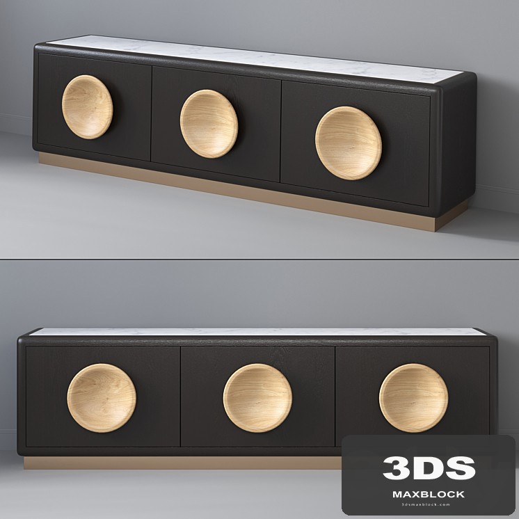 Theodore Alexander Collins TV Cabinet - View 1