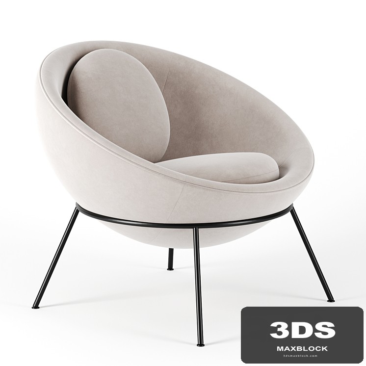 Bowl chair by Arper