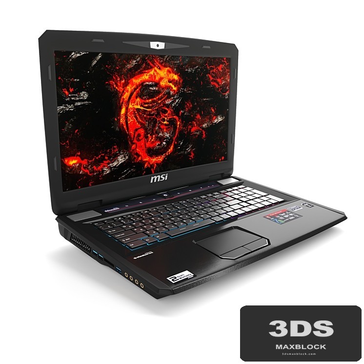 MSI GT series gaming laptop.