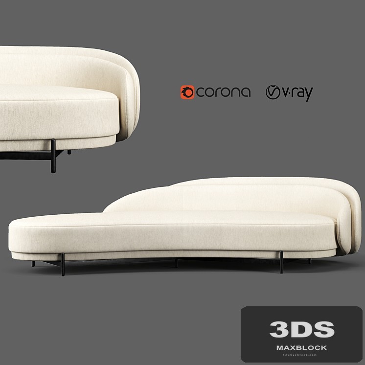 PAOLO FERRARI Layered Back Sofa