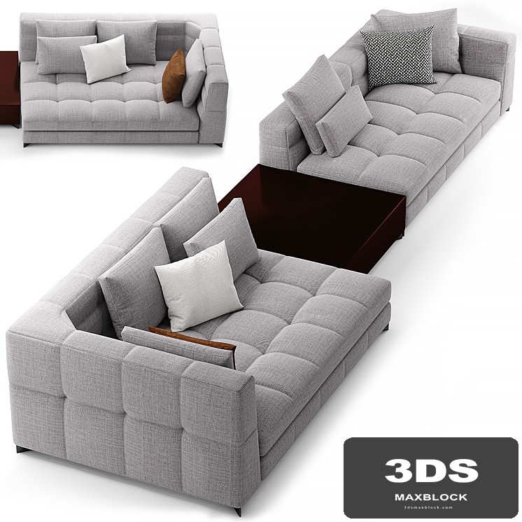 Minotti blazer sofa