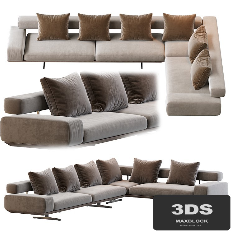 Wing corner sofa