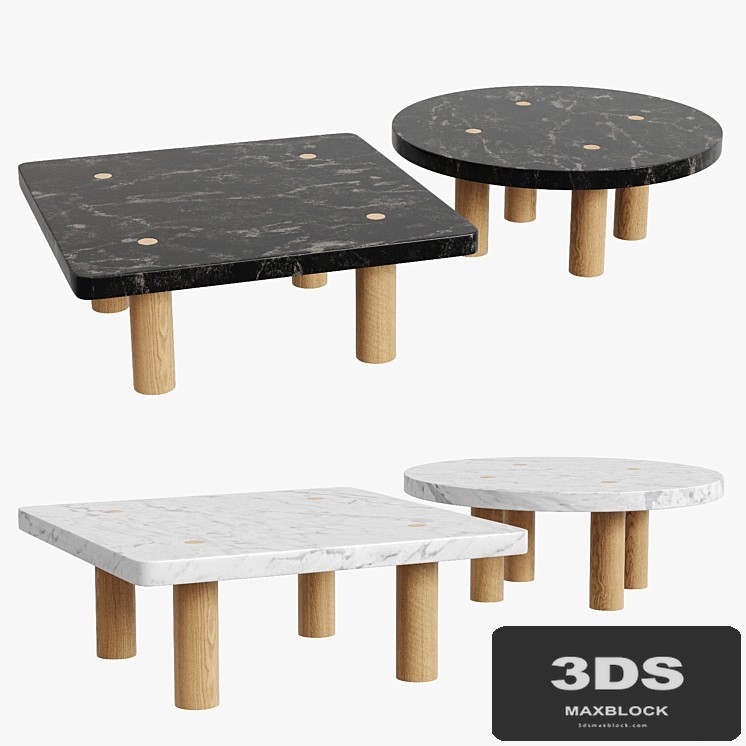 Stone Column Coffee Table by Fort Standard