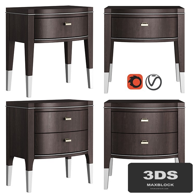 Dantone Home Grand bedside table