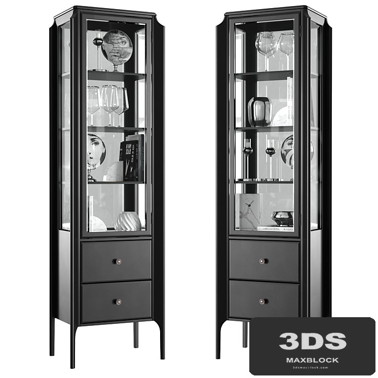 Dantone Home Glass showcase Le Visage