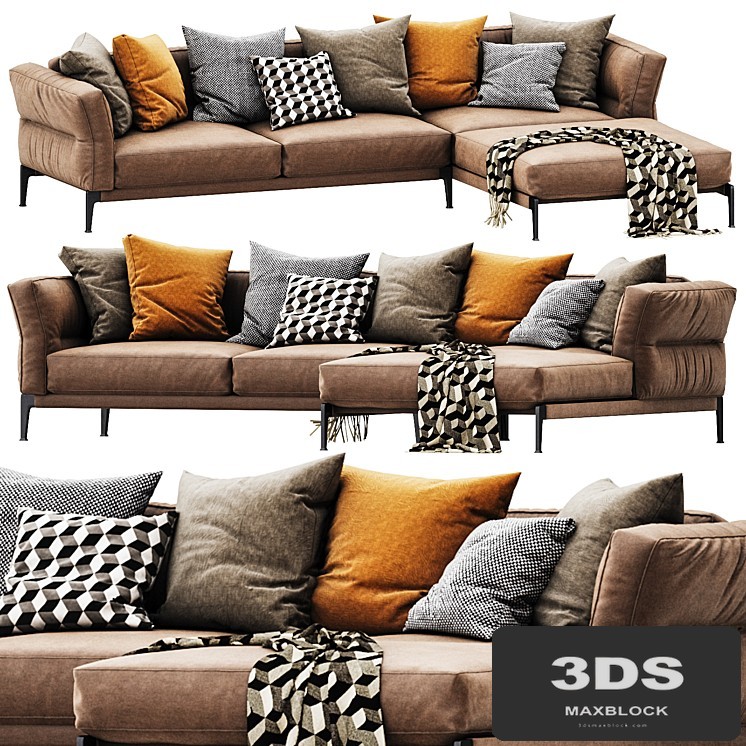 Flexform adda chaise lounge
