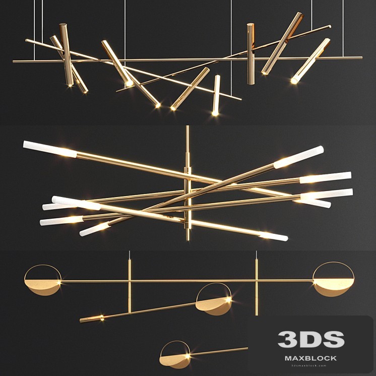 Bolia Esprit Rousseau Chandelier - 3 type