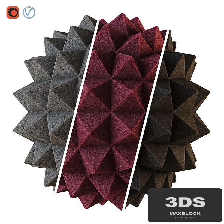 Acoustic foam material