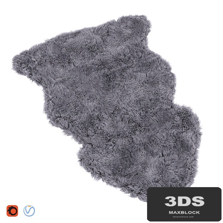 Sheepskin Rug Uluru Dark Grey