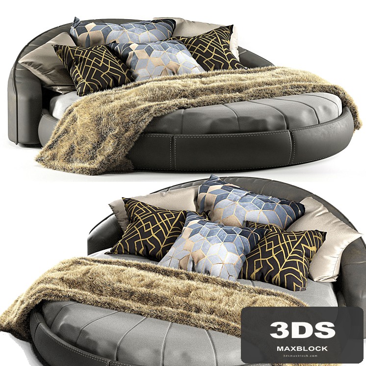 round bed