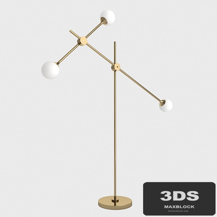 Floor lamp lampatron tilt