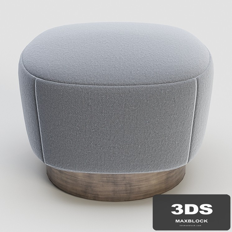 Holly Hunt Pouf Mesa Ottoman