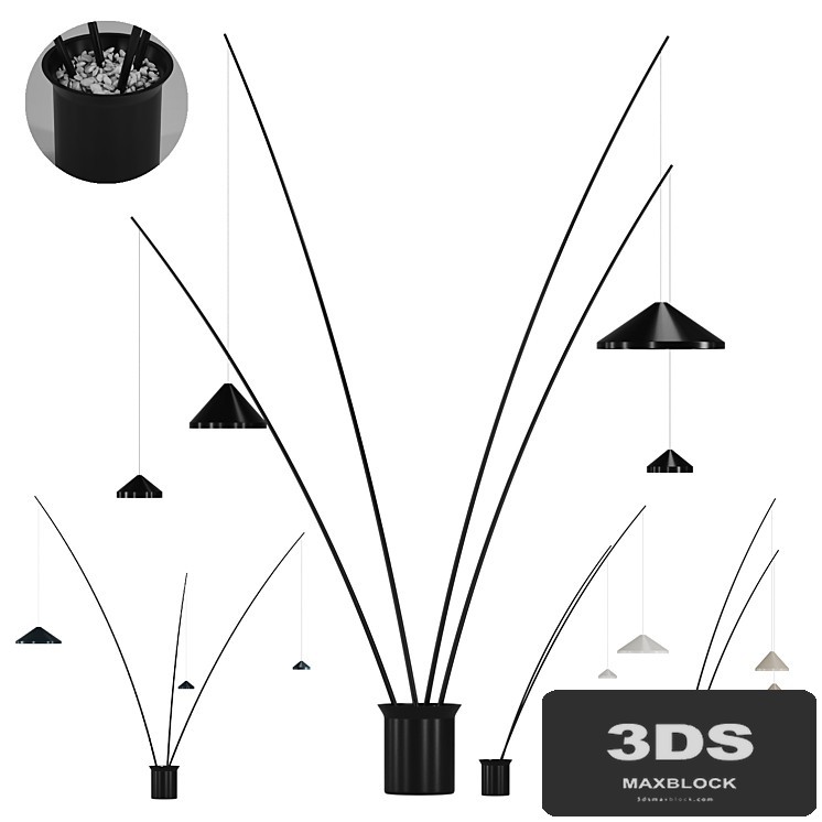 NORTH | Floor lamp By Vibia