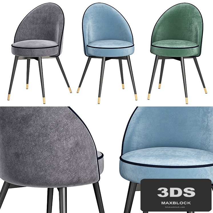 DINING CHAIR COOPER SET by eichholtz